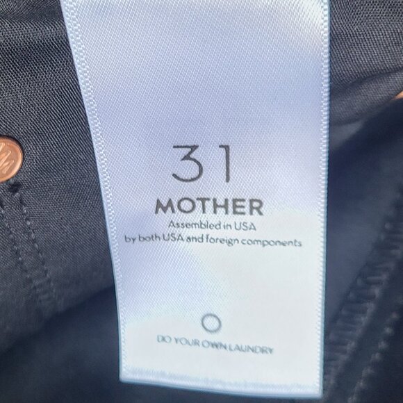NWT! MOTHER HIGH WAISTED LOOKER TRICKS OF THE TRADE FAUX SUEDE jeans sz 31 - Picture 7 of 8